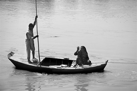 Boat in lake