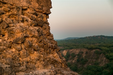 Rohtas fort architecture with beautiful nature