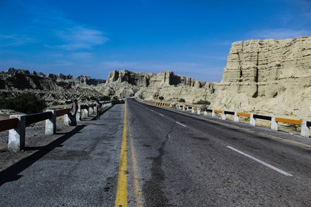 road and mountain