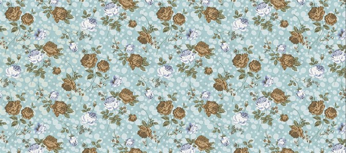 All Over floral Pattern For Textile Use.