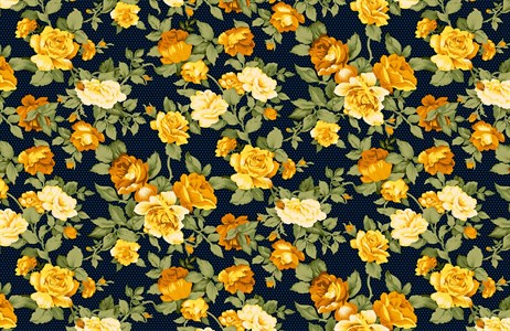 All Over floral Pattern For Textile Use.