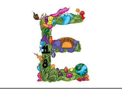 English letter E