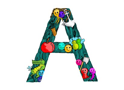 English letter A