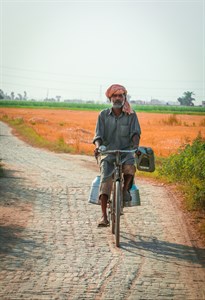 Milkman on Bicycle