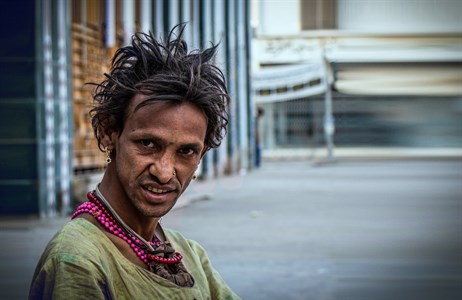 Karachi street beggars