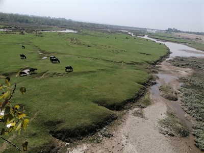 Jehlum River from pull view