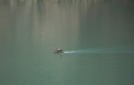 Boat in lake