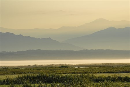 Pir Panjal Mountain Range Clearly Seen at Head Marala Sialkot