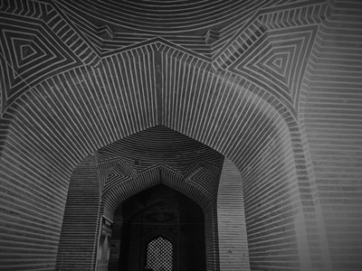 Shah Jahan Mosque B/W