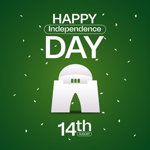 Happy Independence Day Pakistan 14th August Social Media Post Design