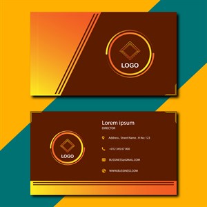 Business Card Premium Design Illustration