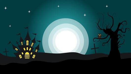 Happy Halloween social media banner template design