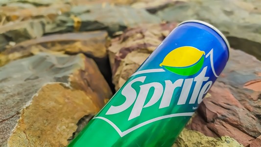 Sprite tin can