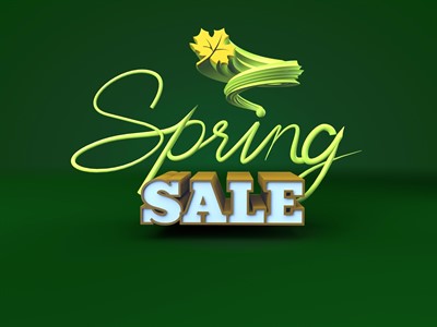 Sprint Sale - 3d typography