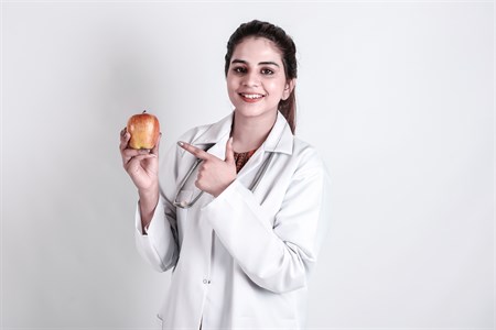 Doctor with Apple