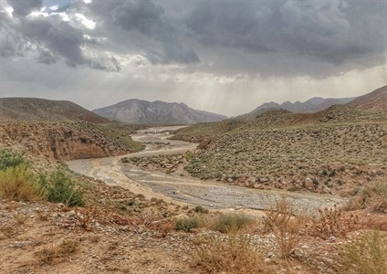 mountain river view quetta balochistan pakistan