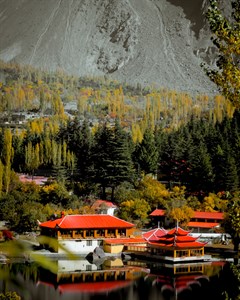 Autumn at Lower Kachura lake, Skardu, Gilgit Baltistan